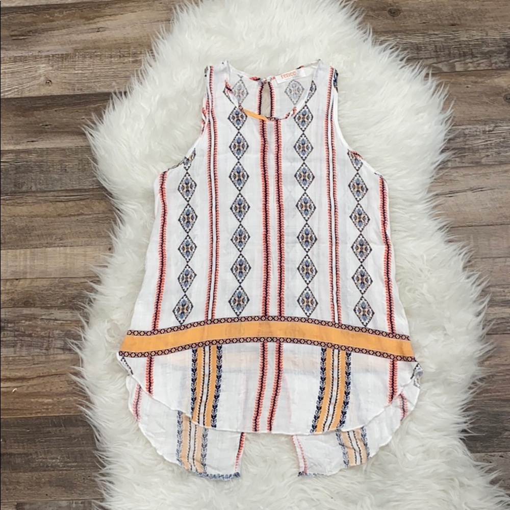 Renee C • High Low Tank Top